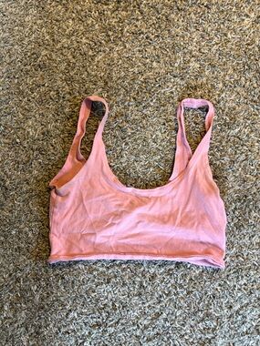 Topshop Light Pink Scoop Bralette
